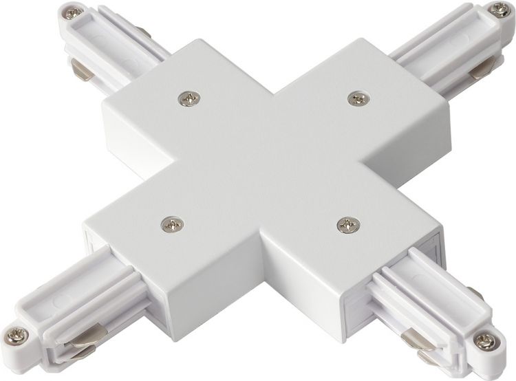 SLV X-Verbinder für 1-Phasen HV-Stromschiene, Aufbauversion weiss