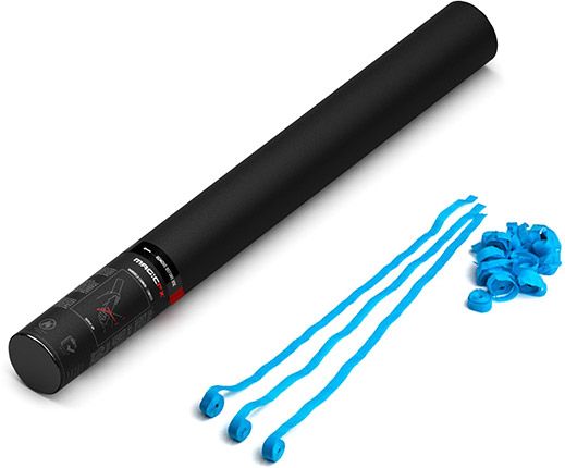 Magic FX Handbetriebene Streamerkanone 50cm - Hellblau