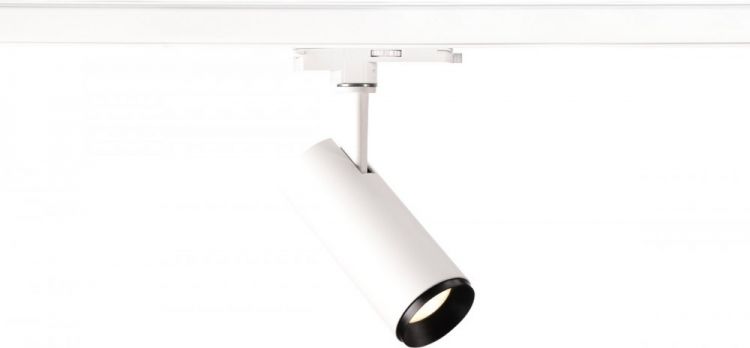 SLV NUMINOS, spot pour rail 3 allumages, intérieur, 36°, blanc/noir, LED, 10,42W, 4000K
