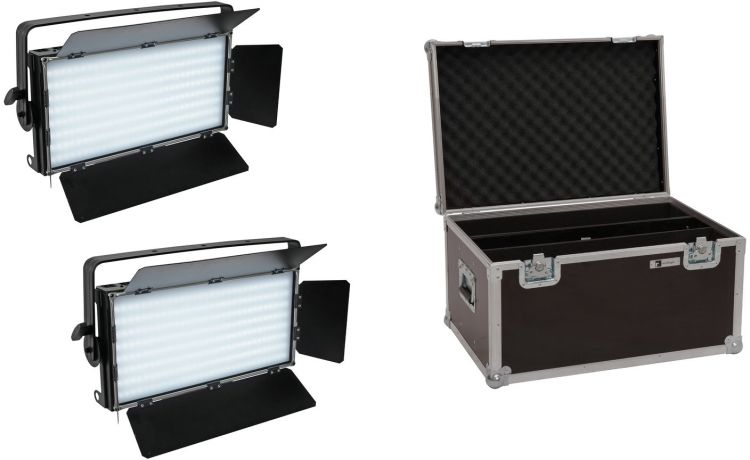 EUROLITE Set 2x LED PLL-480 CW/WW Panel + Case