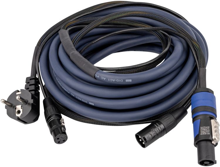 DAP FP10 Schuko-Powercon 10 m AUDIO Strom/Signal Kabel