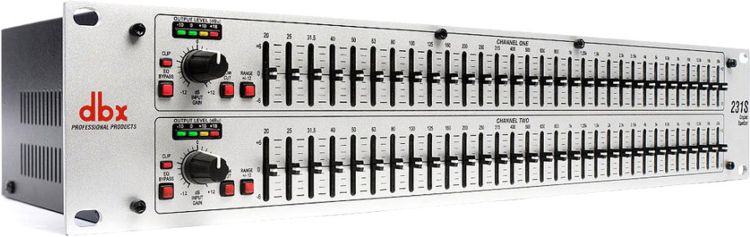 dbx 231s - Grafischer zweikanaliger 31-Band Equalizer