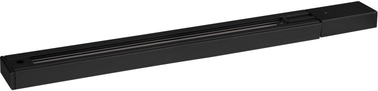 1-Phase 1000 mm Track, 250V 16A  Black - (RAL9004)