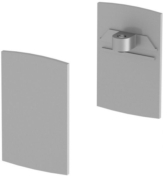 SLV H-PROFIL Endkappen, silber