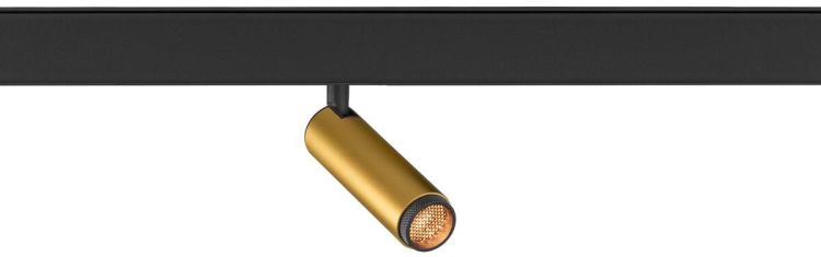SLV GRIP! S, 48V Spot, deep & recessed track, zylindrisch, 2700K, 9.8 Watt, DALI, 29°, gold