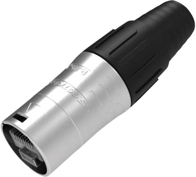 SEETRONIC RJ45-Kabelkanal mit verchromtem Gehäuse