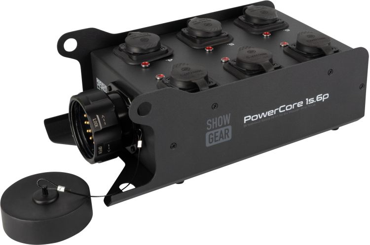 SHOWGEAR PowerCore 1s.6p Breakout-Multipin-Stecker S19 auf 6x Power Pro True