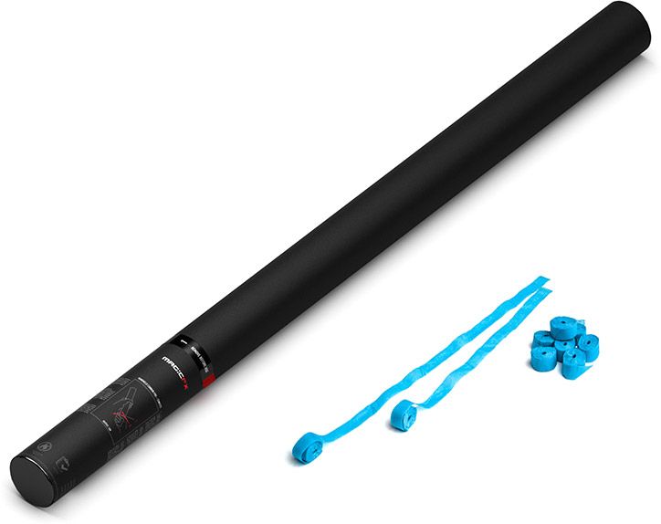 Magic FX Handbetriebene Streamerkanone PRO 80cm - Hellblau