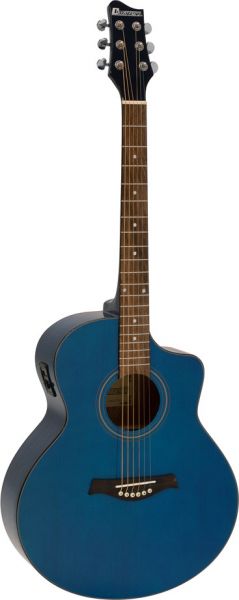 DIMAVERY STW-50 Westerngitarre, blau