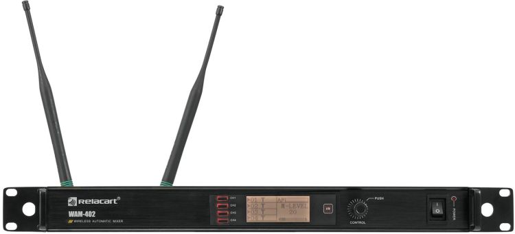 RELACART WAM-402 4CH Digital UHF Automatic Mixer