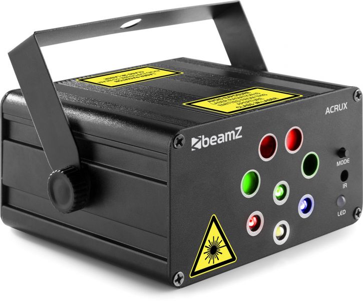 beamZ Acrux Quatro R/G Party Laser System mit RGBW LEDs