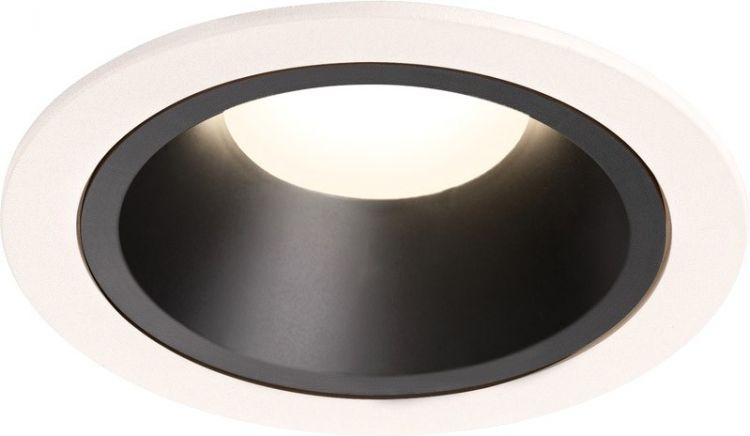 SLV NUMINOS, encastré de plafond intérieur, 55°, blanc/noir, LED, 4000K
