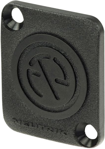Neutrik Dummy plate to cover D-shape cut outs