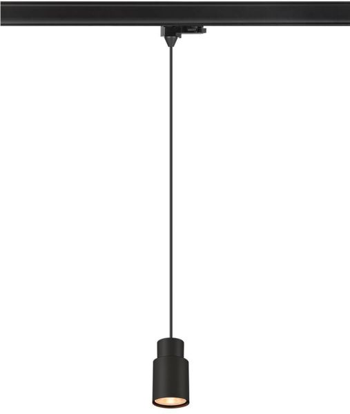 SLV PURI 2.0 Tube, 3~ Pendelleuchte, GU10, Pendellänge 200cm, 1x max. 6W, schwarz -B-Stock-