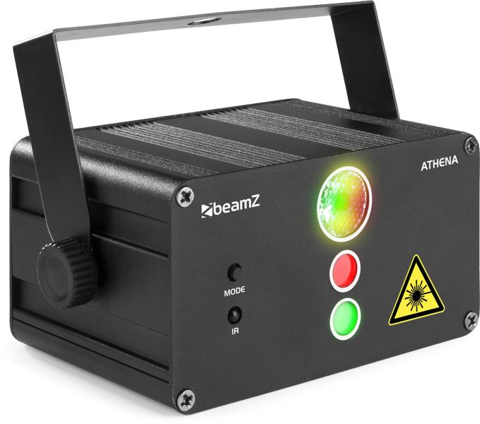 beamZ Athena RG Gobo Laser System mit Batterie