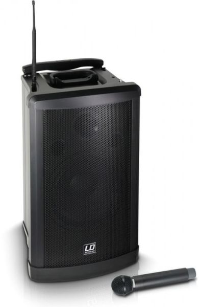 LD Systems Roadman 102 B 5 Mobiler PA Lautsprecher mit Handmikrofon