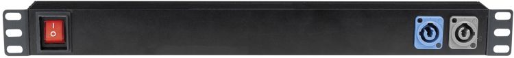 Showtec 19" 1U Socketstrip 7 - Mit Powercon-Eingang