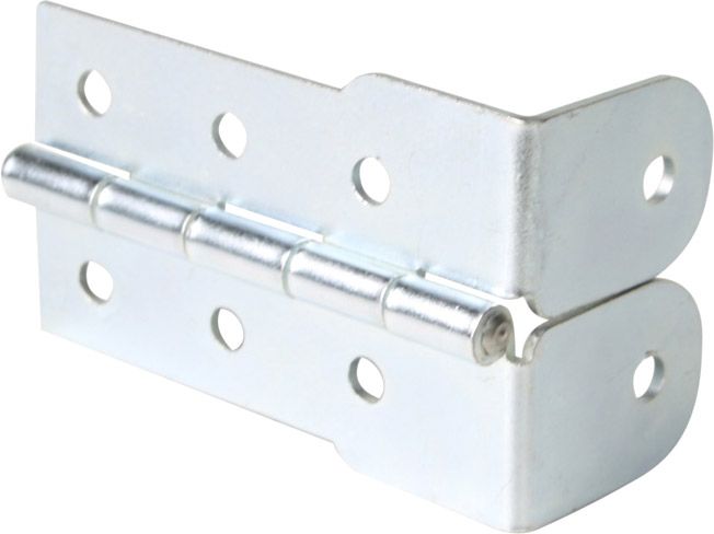 Adam Hall Hardware 2642 - L-Scharnier Stahl verzinkt klein