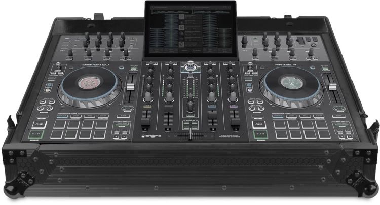 UDG Ultimate Flight Case Denon DJ Prime 4+/ 4 Schwarz Plus (Räder)