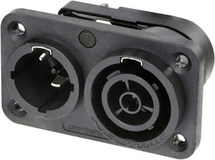 Neutrik NAC3PX-TOP - powerCON Gerätestecker-Einbausteckdose-Kombination