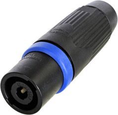 Neutrik NLT4MXX-BAG - Speakon Stecker 4-Pol male, schwarz
