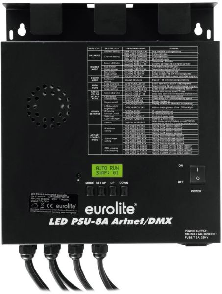 EUROLITE LED PSU-8A Artnet/DMX