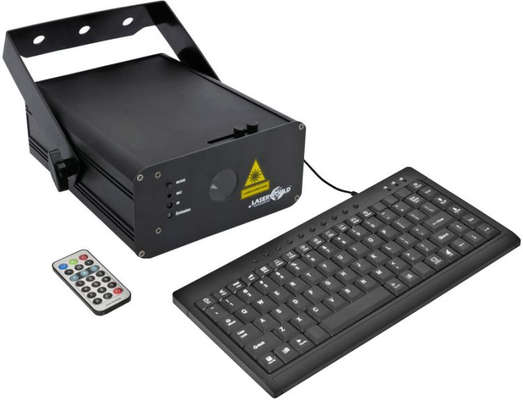 Laserworld EL-500RGB KeyTEX - Textprojektionslaser inkl. Tastatur