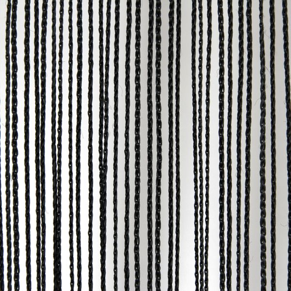 String Curtain 3m Width 3m Length, Black