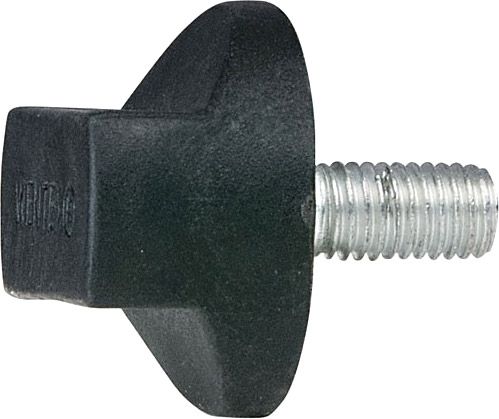 Rotary knob M10x20 (upright) - black