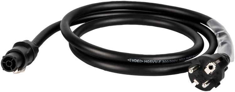 DAP-Audio Netzkabel - Schuko auf REAN PowerX - 3x 2,5 mm² 1,5 m