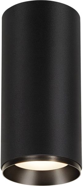 SLV NUMINOS® XL PHASE, Deckenaufbauleuchte schwarz 36W 4000K 24°