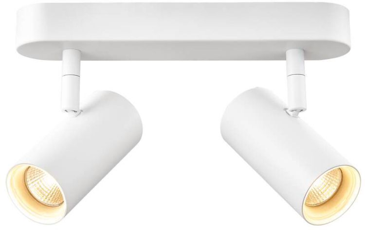SLV NOBLO®, Wand- und Deckenaufbauleuchte, double, rund, 2700K, 12W, PHASE, 32°, weiß