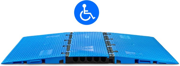 Defender MIDI 5 2D SET BLU - Midi 5 2D Set blau Modulsystem für Rollstuhlrampe und barrierefreien