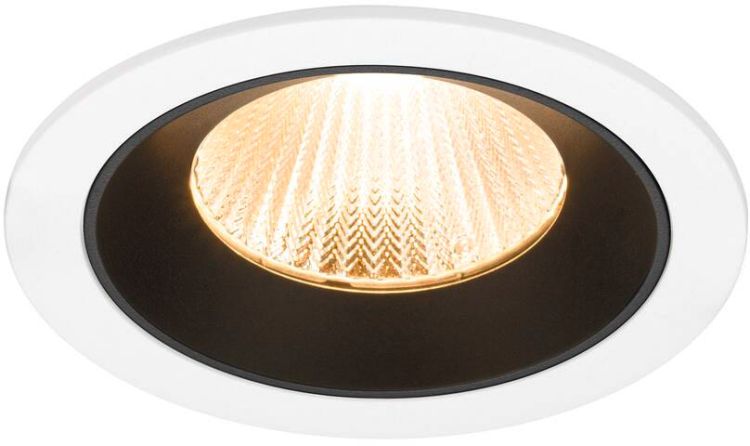 SLV NUMINOS® L, Deckeneinbauleuchte weiß/schwarz 2700 K 40°