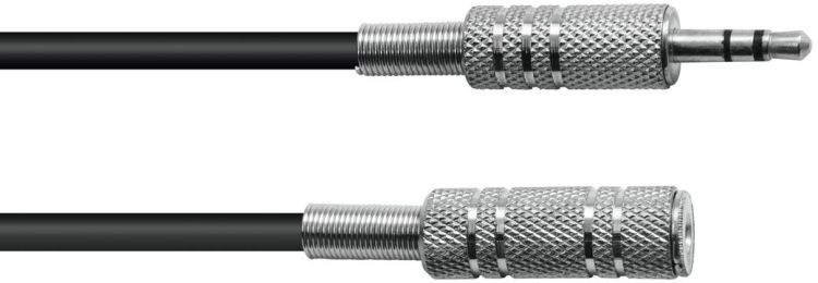 OMNITRONIC Klinkenverlängerung 3,5 stereo 3m