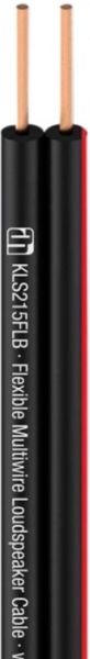 Adam Hall Cables KLS 215 FLB Lautsprecherkabel 2 x 1,5 mm² schwarz