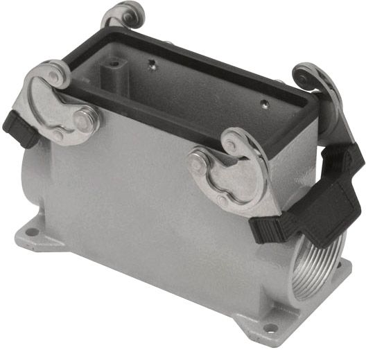 Chassis Closed Bottom/Clips PG29 Grey, 16/72 Pole