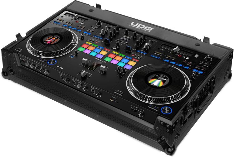 UDG Ultimate Flight Case Pioneer DJ DDJ-REV7 Schwarz Plus (Wheels)