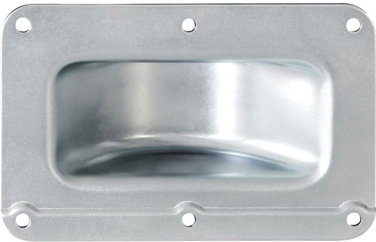 Adam Hall Hardware 38081 Stapel-Einbauschale gekröpft Stahl verzinkt