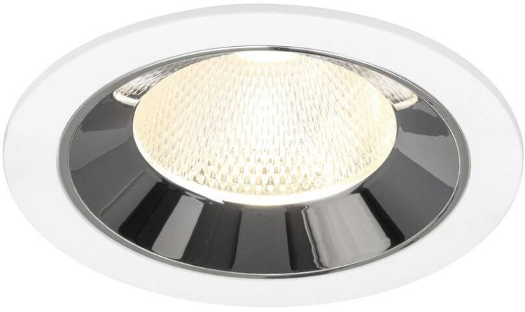 SLV NUMINOS® L, Deckeneinbauleuchte weiß/chrom 4000 K 20°