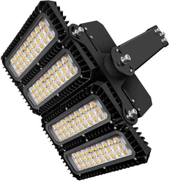 ISOLED LED Flutlicht 450W, 130x40° asymmetrisch, variabel, DALI dimmbar, warmweiß, IP66