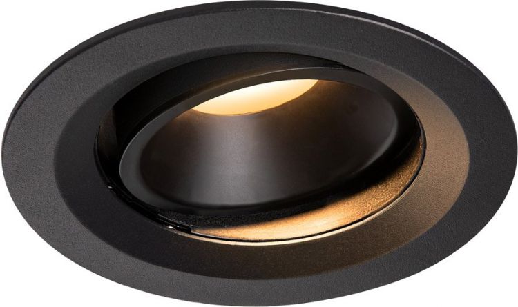 SLV NUMINOS® MOVE DL M, luminaria empotrada de techo led «indoor» negro/negro 2700 K 20°