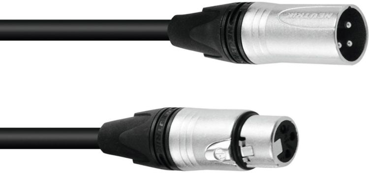 PSSO XLR Kabel 3pol 7,5m sw Neutrik