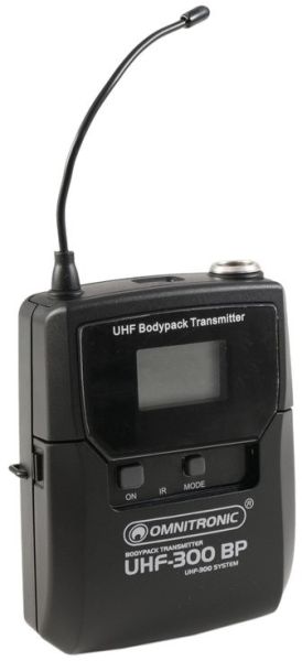 OMNITRONIC UHF-300 Taschensender 823-832/863-865MHz