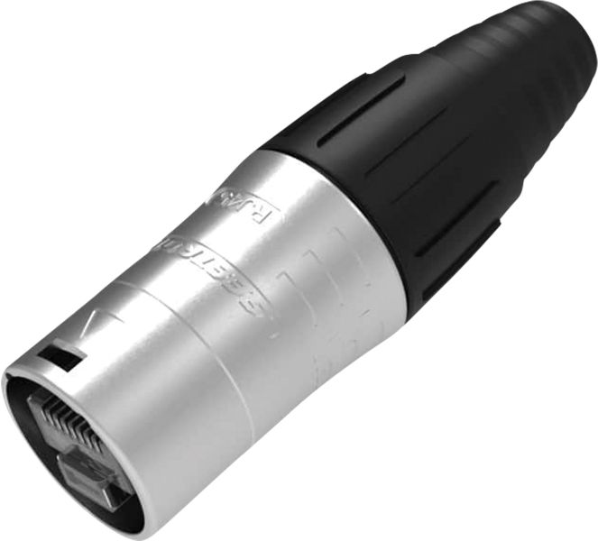 SEETRONIC RJ45-Kabelkanal mit verchromtem Gehäuse