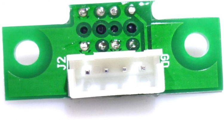 Platine (Lichtschranke) TMH-41 (PCB0066-V1) Pins gerade