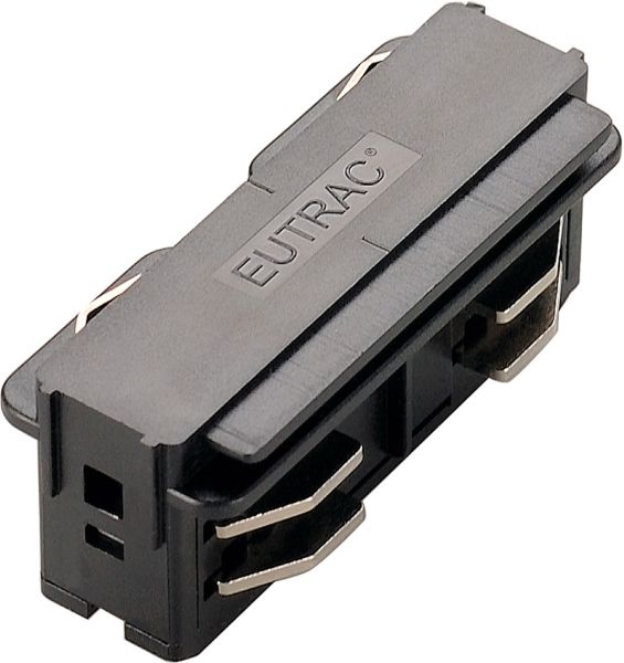 Eutrac 3 Phasen Längsverbinder, elektrisch, schwarz