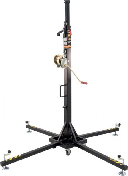 VMB - TE-064B Kurbelstativ Max 150kg, Höhe 535cm Teleskoplift