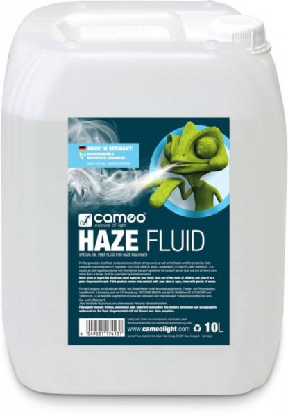 Cameo HAZE FLUID 10L Hazefluid für feine Nebeldichte und lange Standzeit,