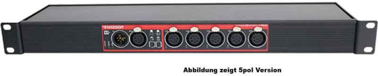 Swisson XSR-5R5 (Rack), RDM-DMX-Splitter